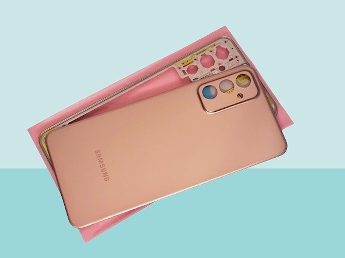 Tkgz - Samsung Galaxy M23 FULL KASA Arka Kapak Batarya Kapağı - GOLD