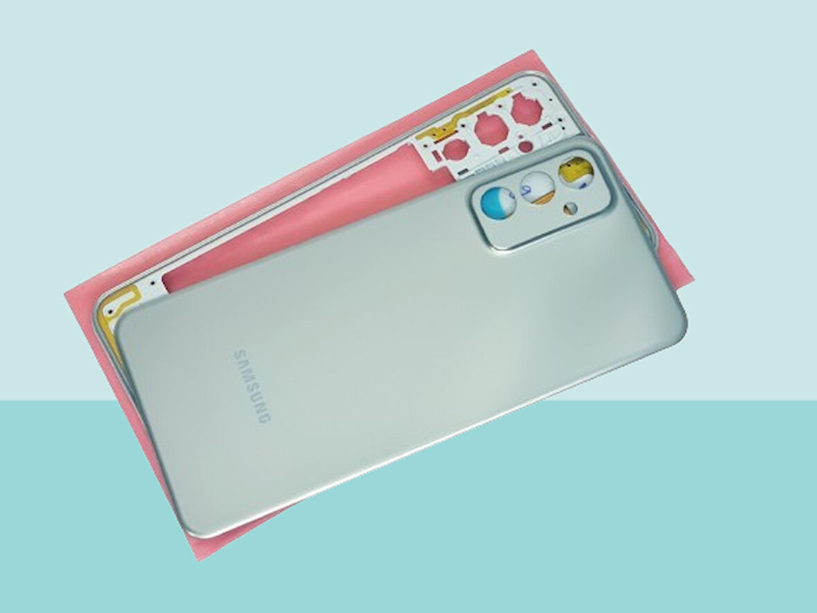 Tkgz - Samsung Galaxy M23 FULL KASA Arka Kapak Batarya Kapağı - MAVİ