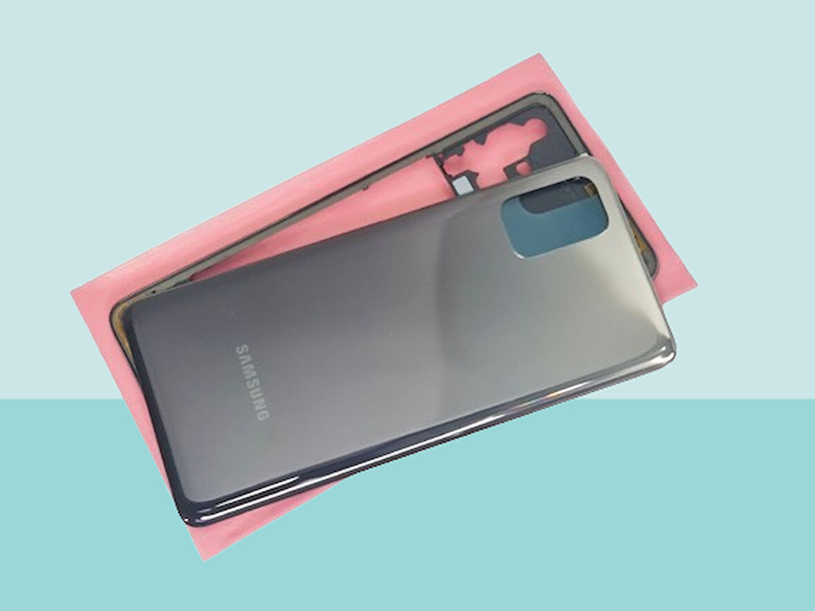 Tkgz - Samsung Galaxy M31S FULL KASA Arka Kapak Batarya Kapağı - SİYAH