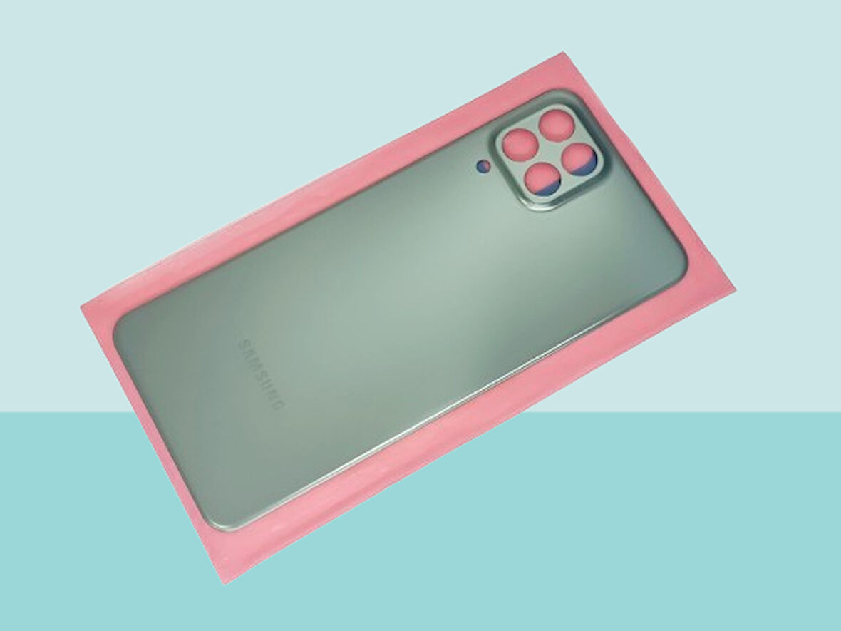 Tkgz - Samsung Galaxy M33 Arka Kapak Batarya Kapağı - YEŞİL
