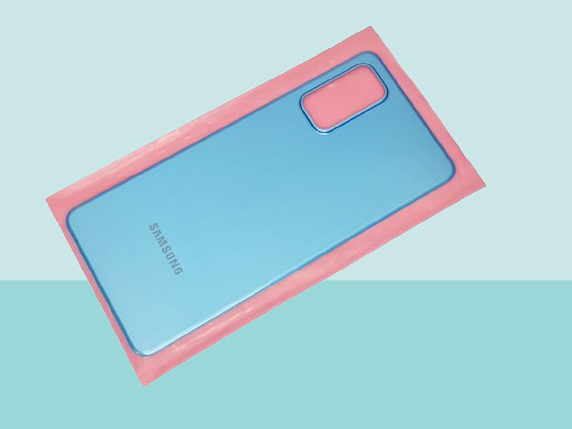 Tkgz - Samsung Galaxy M52 Arka Kapak Batarya Kapağı - MAVİ