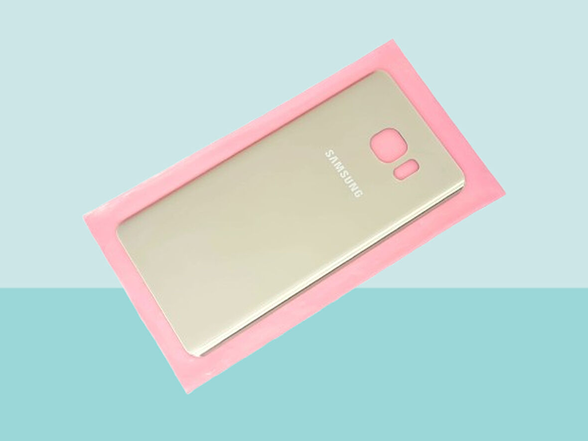 Tkgz - Samsung Galaxy NOTE 5 Arka Kapak Batarya Kapağı - GOLD