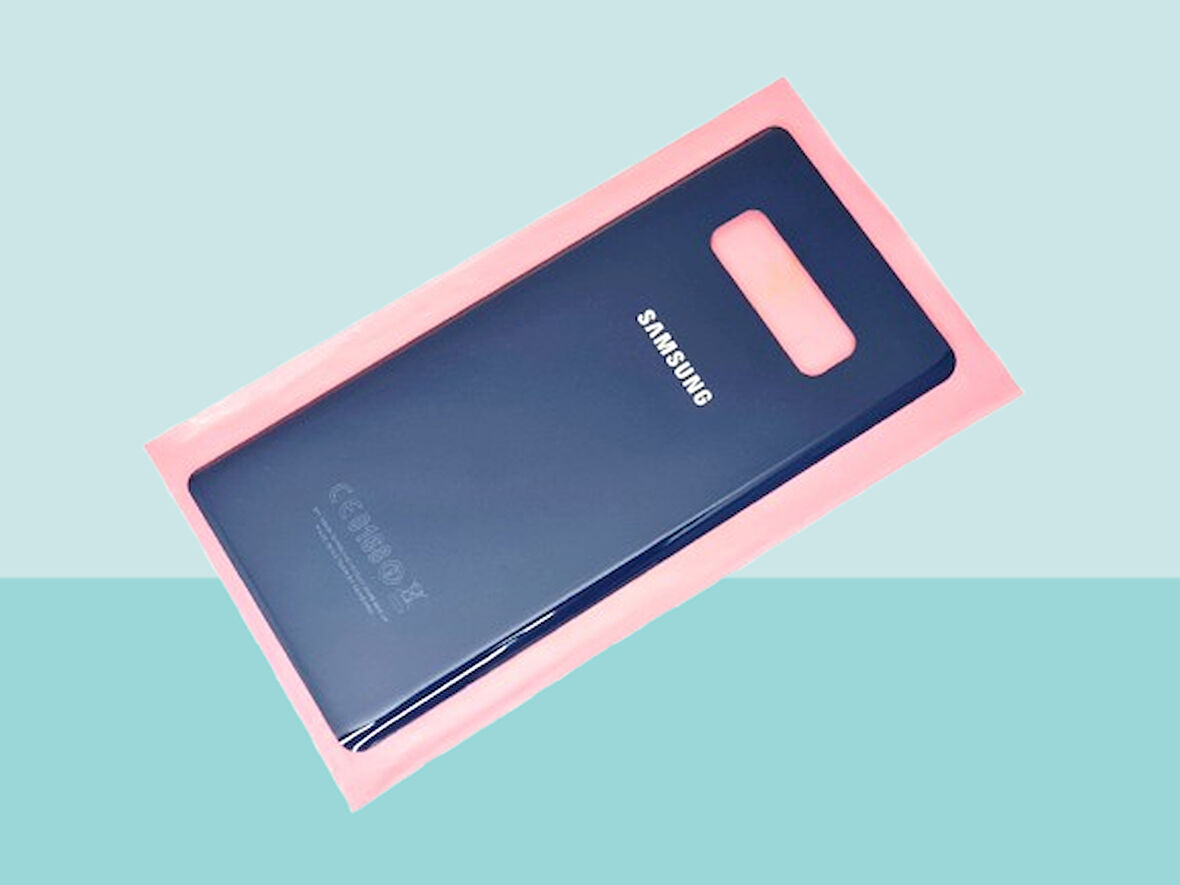 Tkgz - Samsung Galaxy NOTE 8 Arka Kapak Batarya Kapağı - LACİVERT