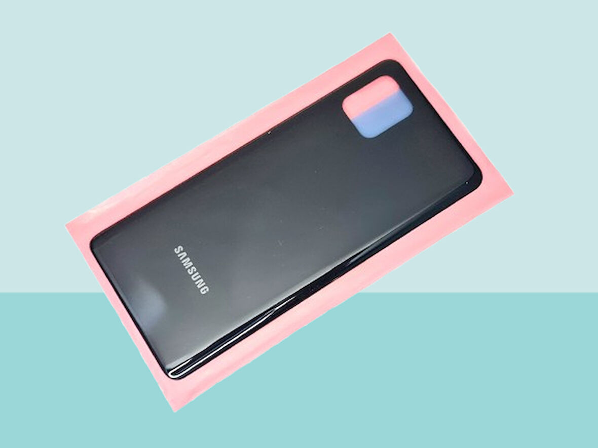 Tkgz - Samsung Galaxy NOTE 10 LİTE Arka Kapak Batarya Kapağı -  SİYAH