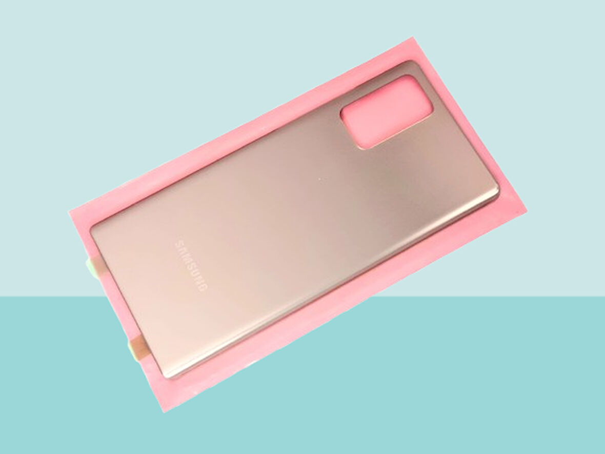 Tkgz - Samsung Galaxy NOTE 20 - SM-N980 Arka Kapak Batarya Kapağı -  GOLD