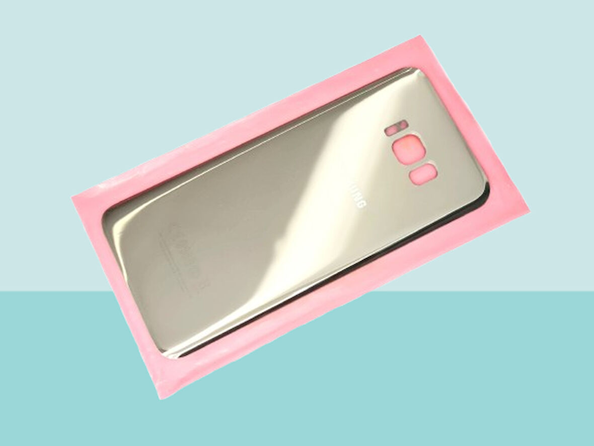 Tkgz - Samsung Galaxy S8 PLUS Arka Kapak Batarya Kapağı -  GOLD