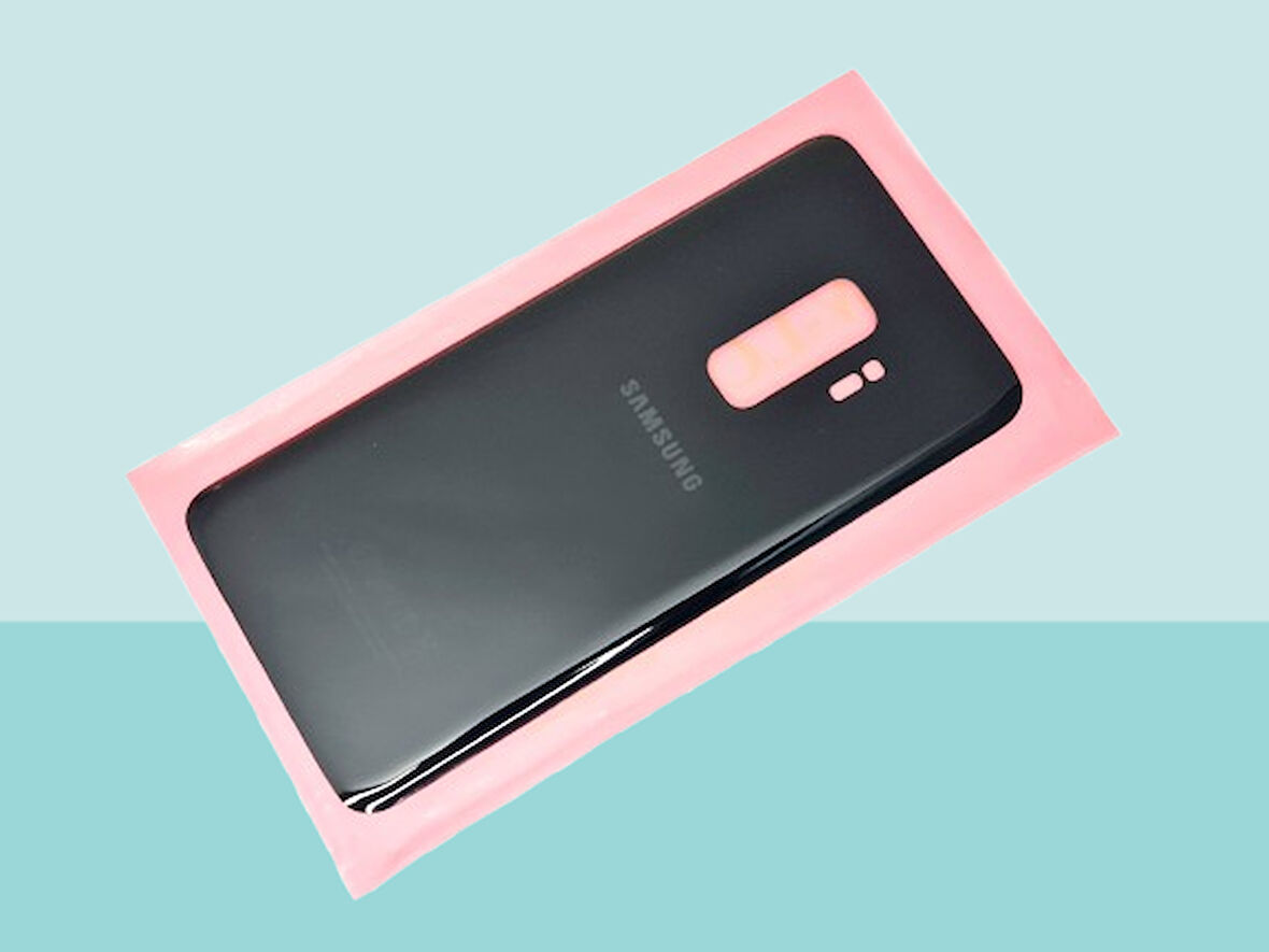 Tkgz - Samsung Galaxy S9 PLUS Arka Kapak Batarya Kapağı - SİYAH