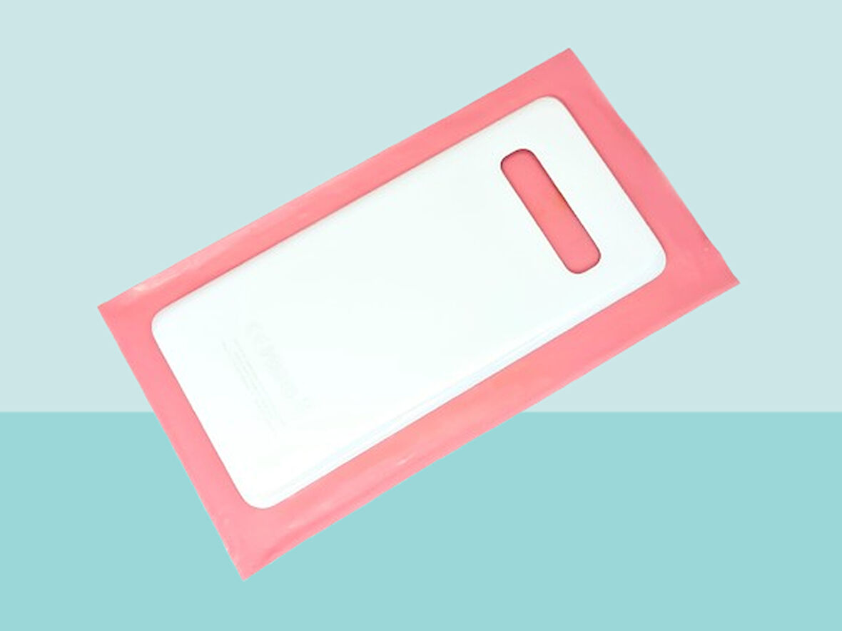 Tkgz - Samsung Galaxy S10 Arka Kapak Batarya Kapağı -  BEYAZ