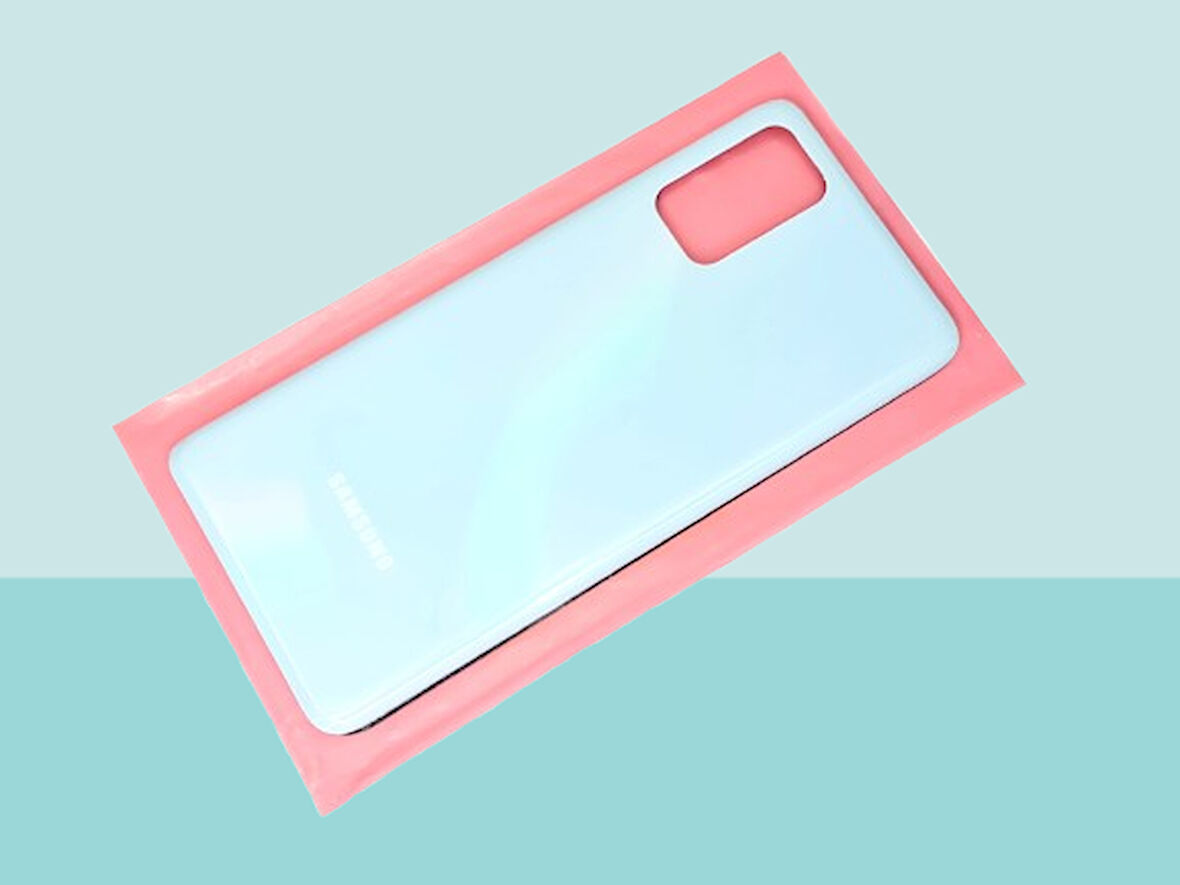 Tkgz - Samsung Galaxy S20 PLUS Arka Kapak Batarya Kapağı -  MAVİ