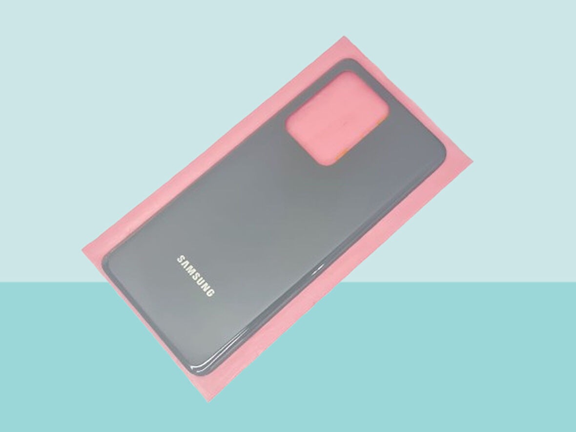 Tkgz - Samsung Galaxy S20 UTRA Arka Kapak Batarya Kapağı - FÜME