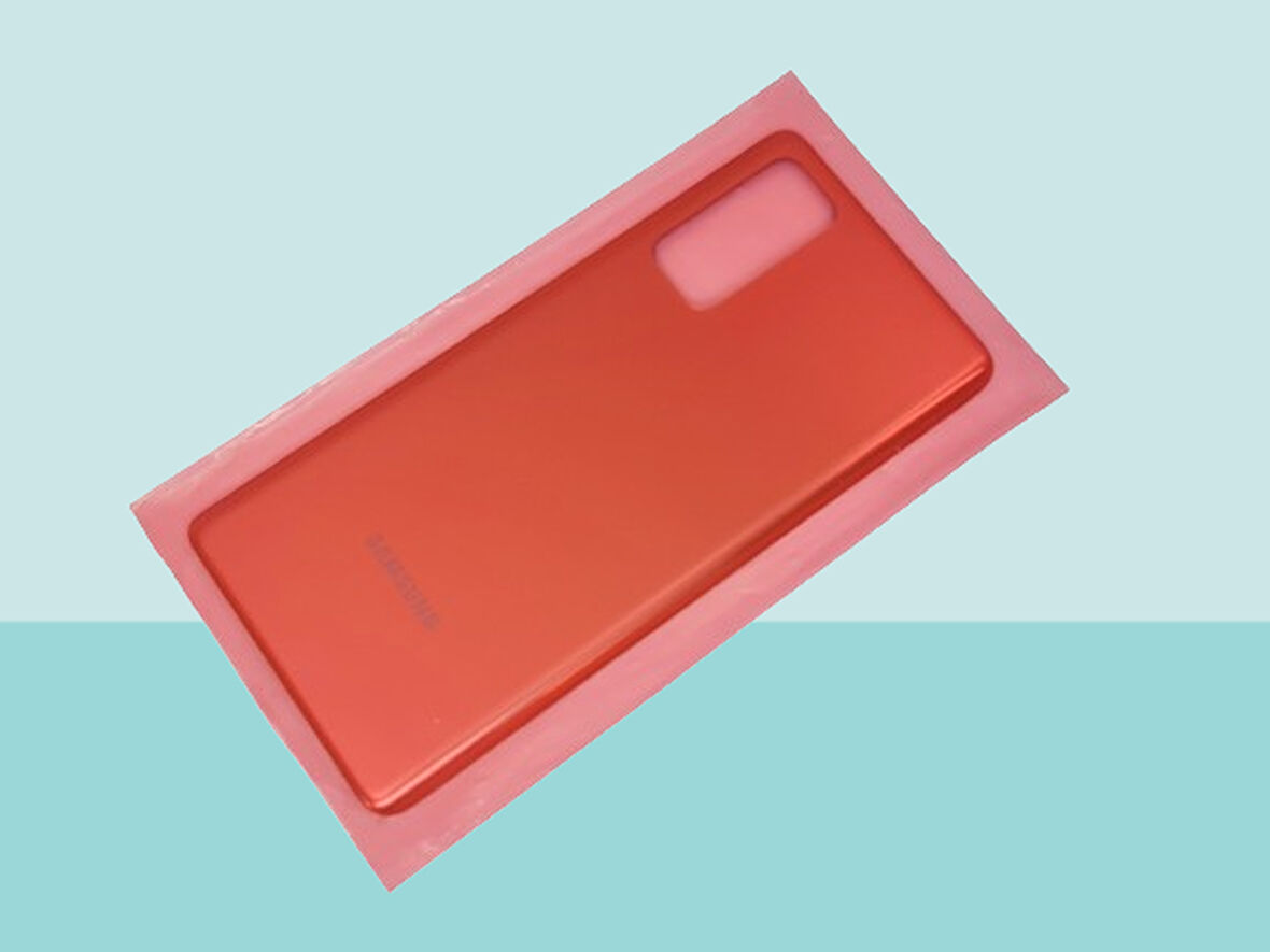 Tkgz - Samsung Galaxy S20 FE Arka Kapak Batarya Kapağı - KIRMIZI