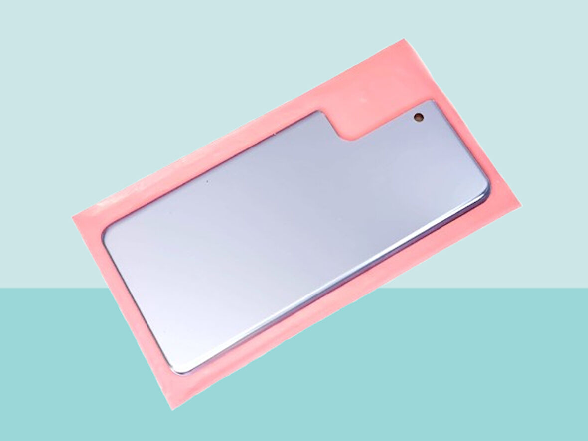 Tkgz - Samsung Galaxy S21 PLUS Arka Kapak Batarya Kapağı -  MAVİ