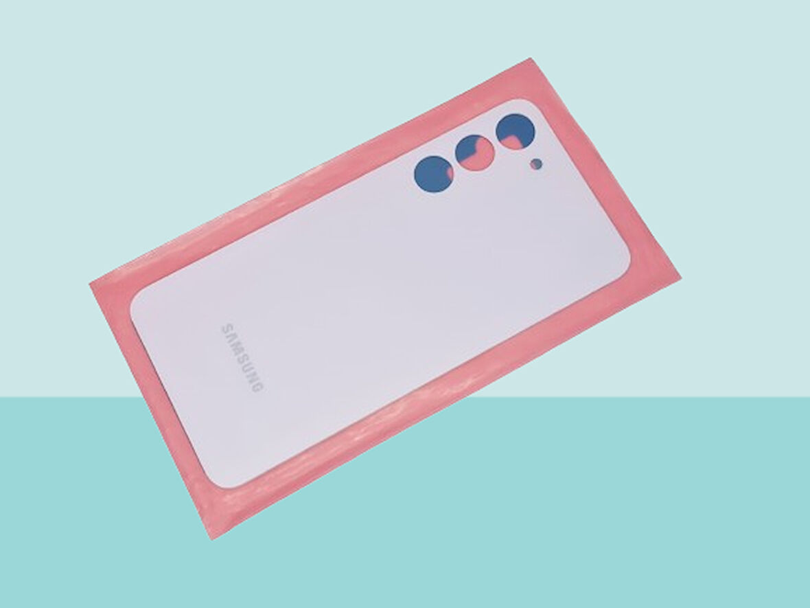 Tkgz - Samsung Galaxy S23 PLUS Arka Kapak Batarya Kapağı - MAVİ