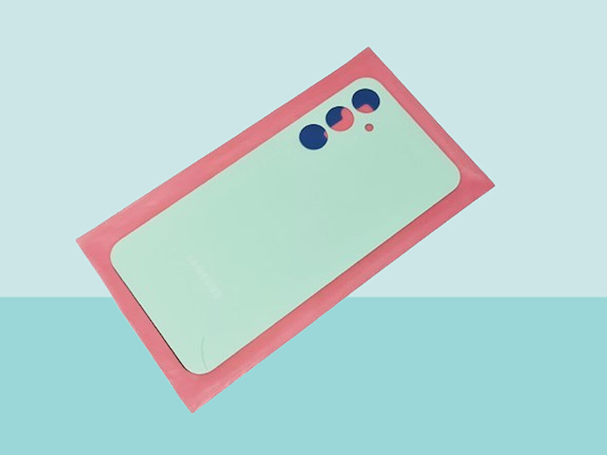 Tkgz - Samsung Galaxy S23 FE Arka Kapak Batarya Kapağı -  MAVİ