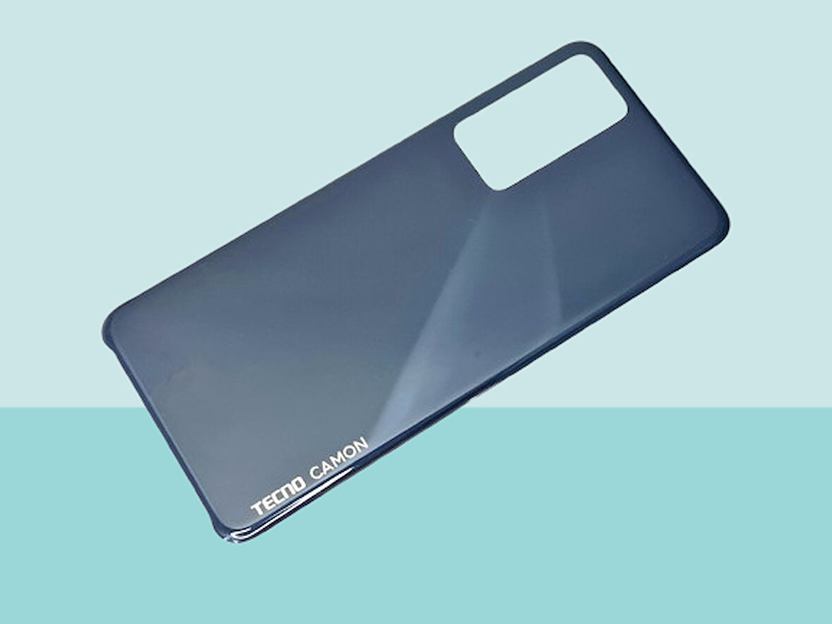 Tkgz - Tecno Camon 18 (CH6n) Arka Kapak Batarya Kapağı - SİYAH