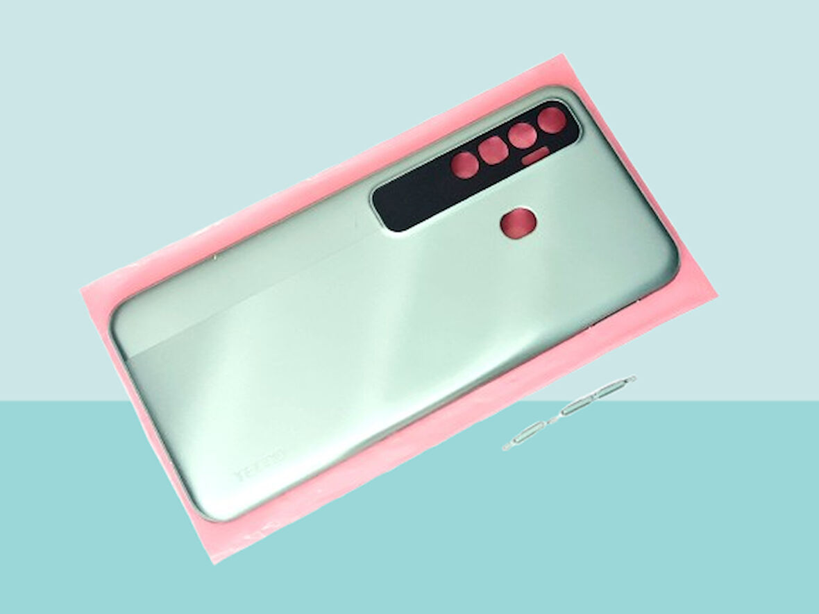 Tkgz - Tecno Spark 7 Pro (KF8) FULL KASA Arka Kapak Batarya Kapağı - YEŞİL