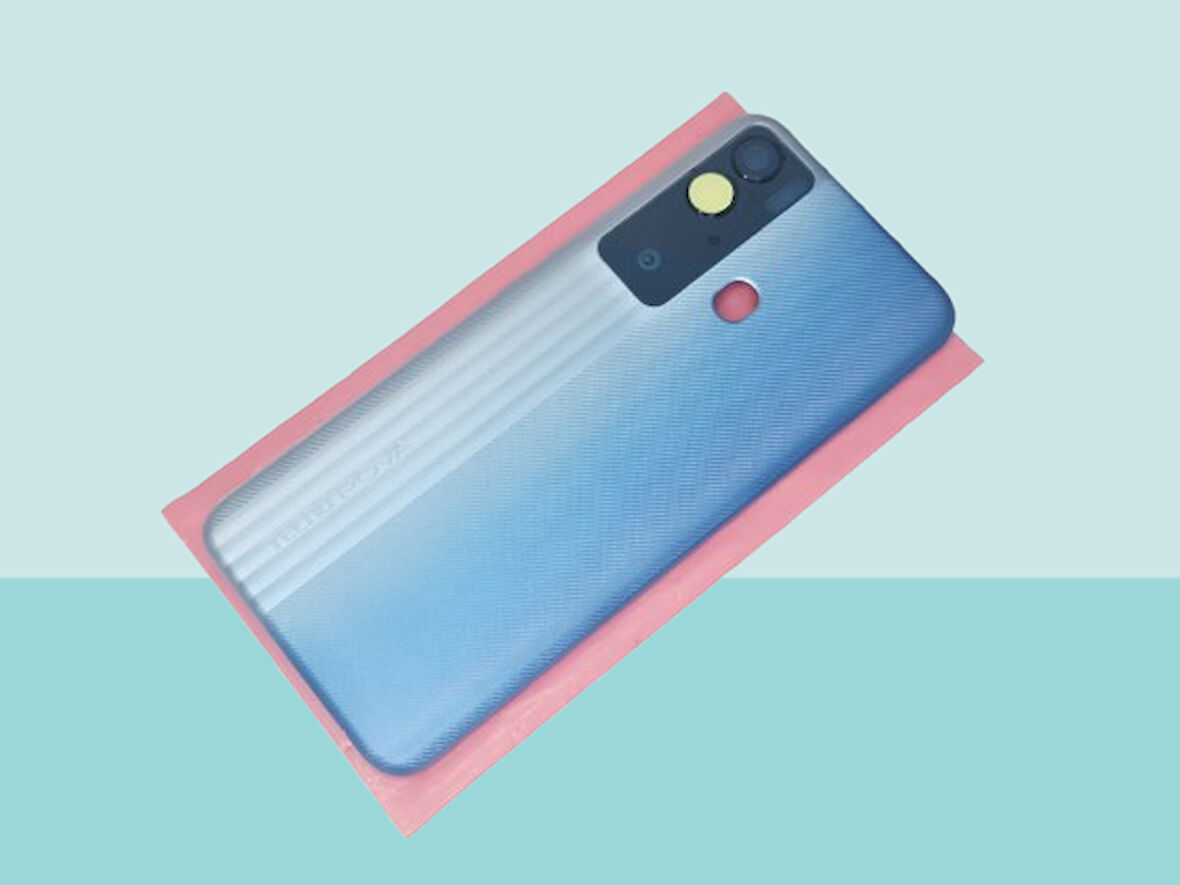 Tkgz - Tecno POVA NEO  FULL KASA Arka Kapak Batarya Kapağı - MAVİ