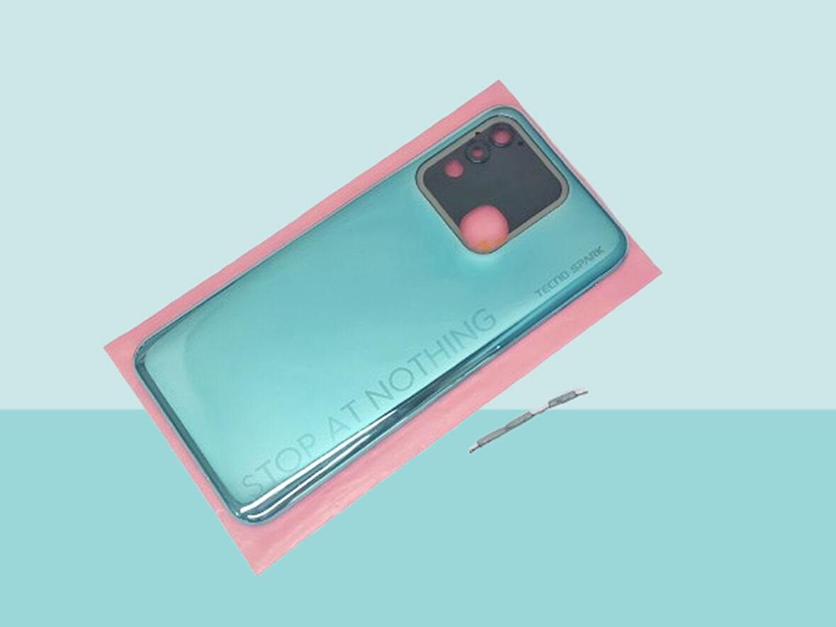 Tkgz - Tecno SPARK 8T FULL KASA Arka Kapak Batarya Kapağı - YEŞİL