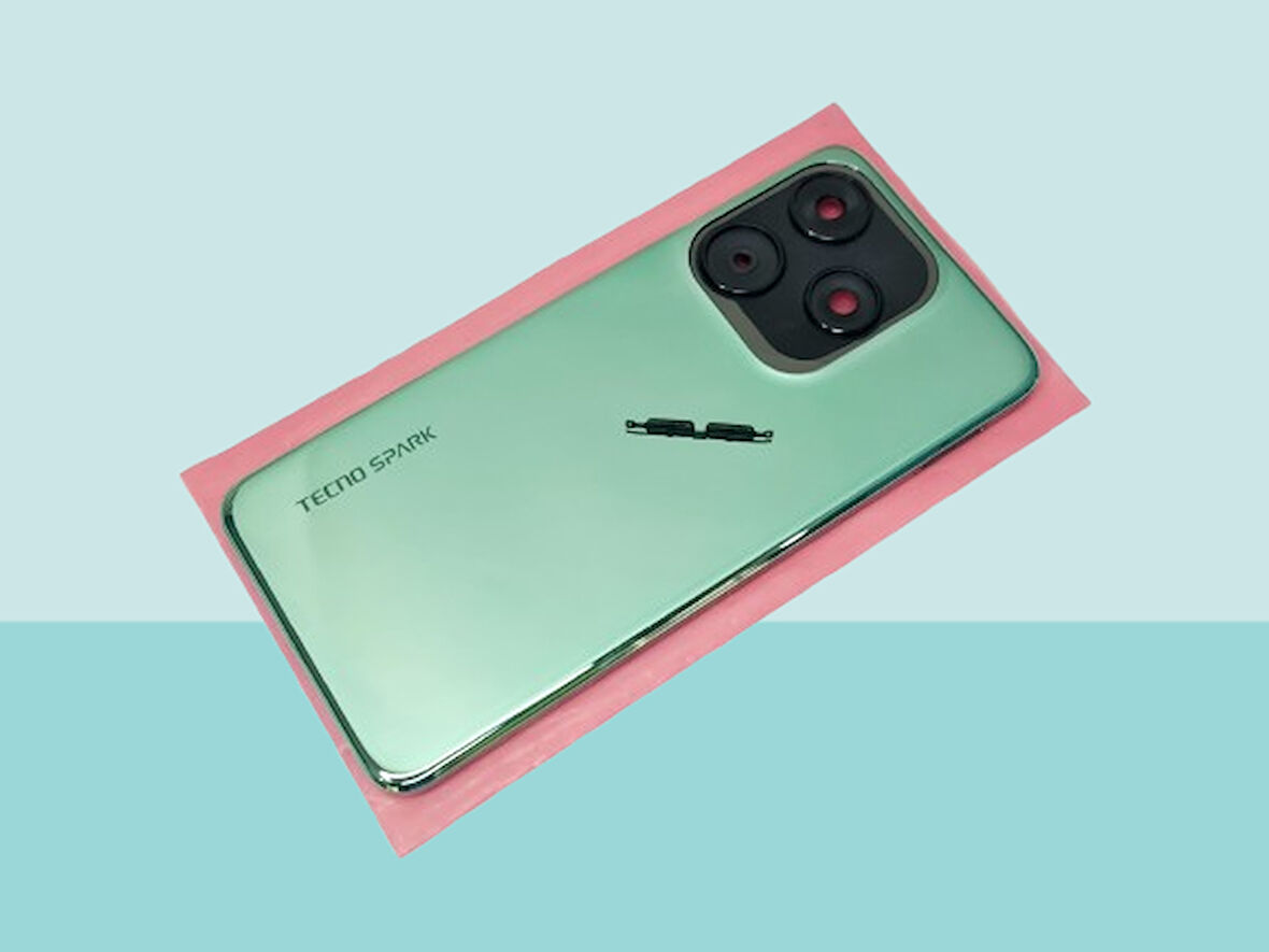 Tkgz - Tecno SPARK 10C FULL KASA Arka Kapak Batarya Kapağı - YEŞİL