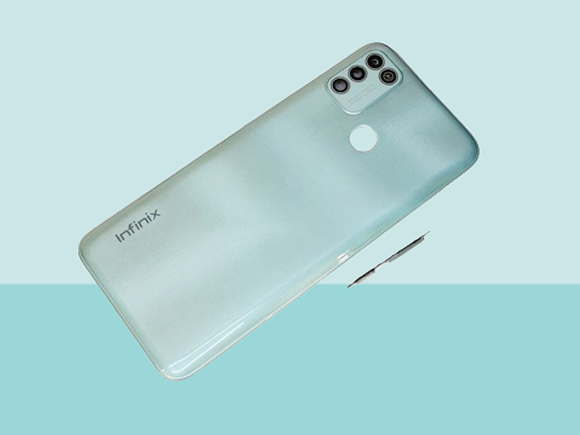 Tkgz - Infinix HOT 10 PLAY FULL KASA Arka Kapak Batarya Kapağı - YEŞİL