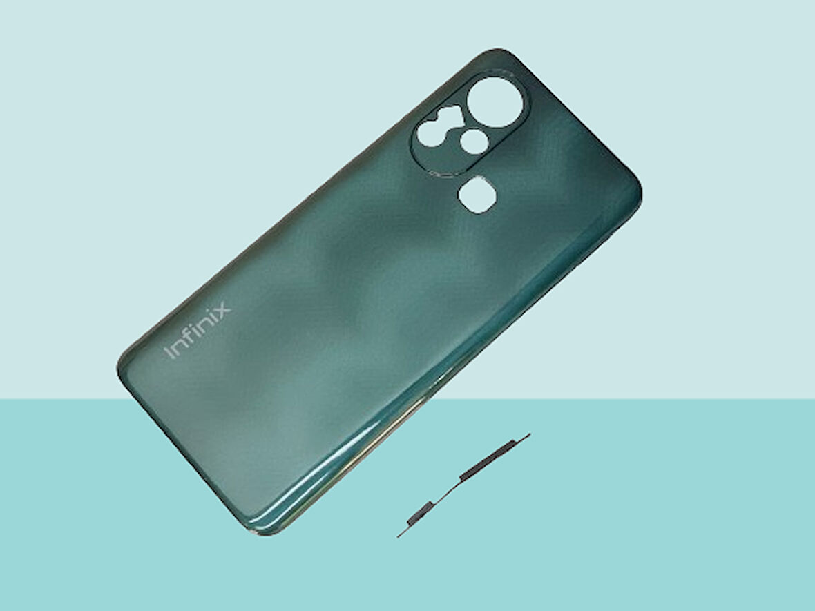 Tkgz - Infinix HOT 11S FULL KASA Arka Kapak Batarya Kapağı - YEŞİL