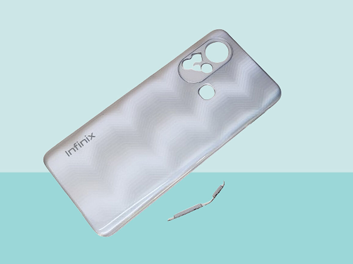 Tkgz - Infinix HOT 11S FULL KASA Arka Kapak Batarya Kapağı - GRİ