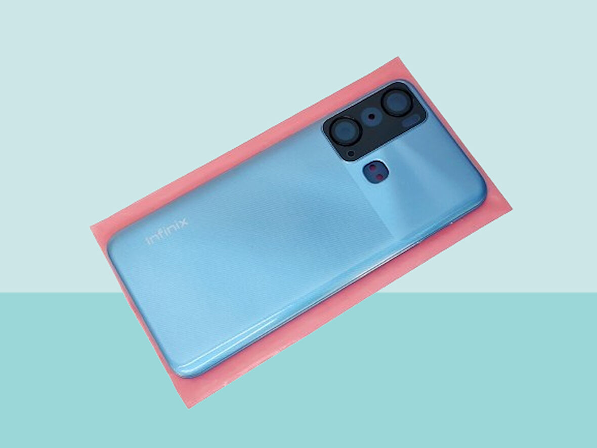 Tkgz - Infinix HOT 20İ FULL KASA Arka Kapak Batarya Kapağı - MAVİ