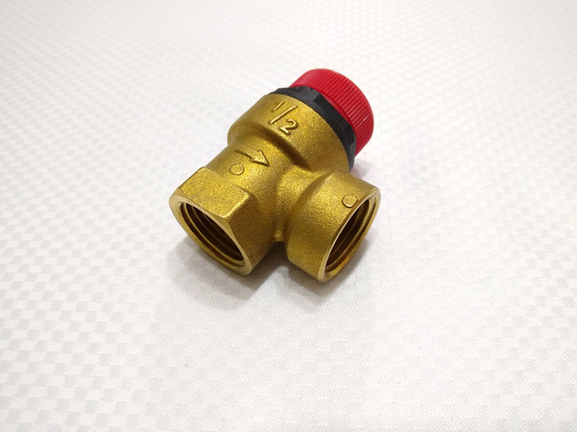 Kombi Emniyet Ventili 3 Bar Vana İç Dişli , Kombi Bar VanASI 1-2