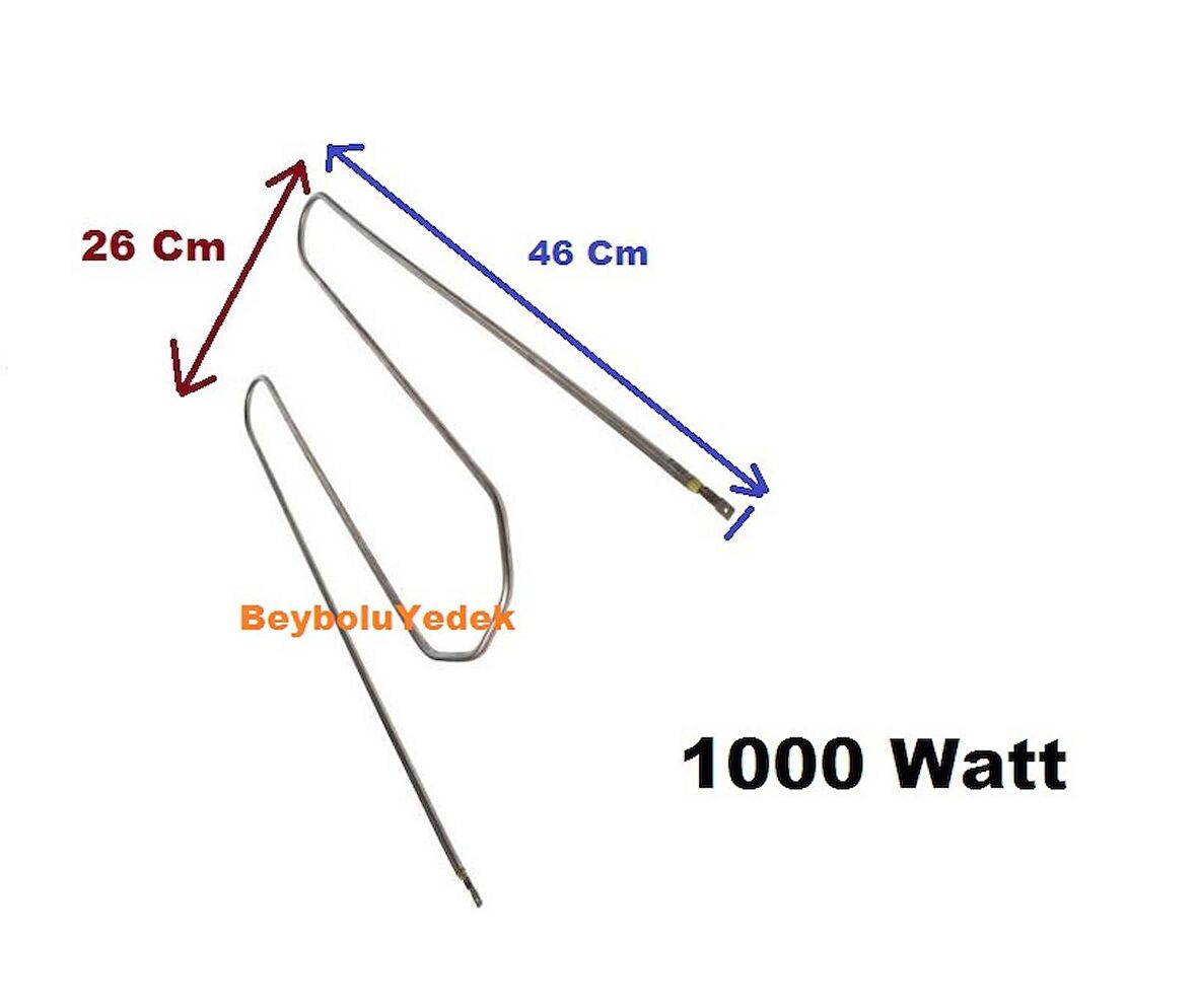 Kumtel Fırın Rezistans 1000 Watt Fırın Rezistansı 46 cm x26 cm