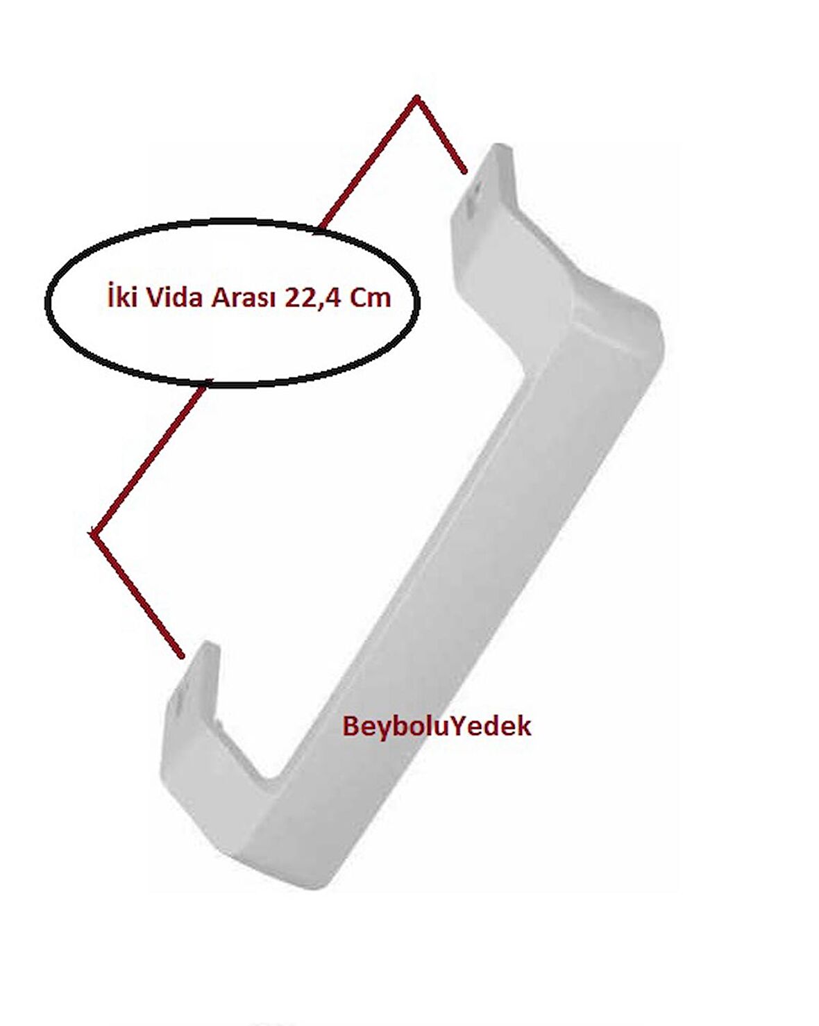 Altus 708 E Buzdolabı Kapı Kolu BEYAZ Renk Buzdolabı Kol