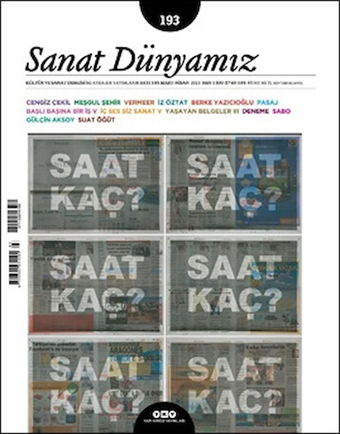 Sanat Dünyamız 193 / Mart – Nisan 2023