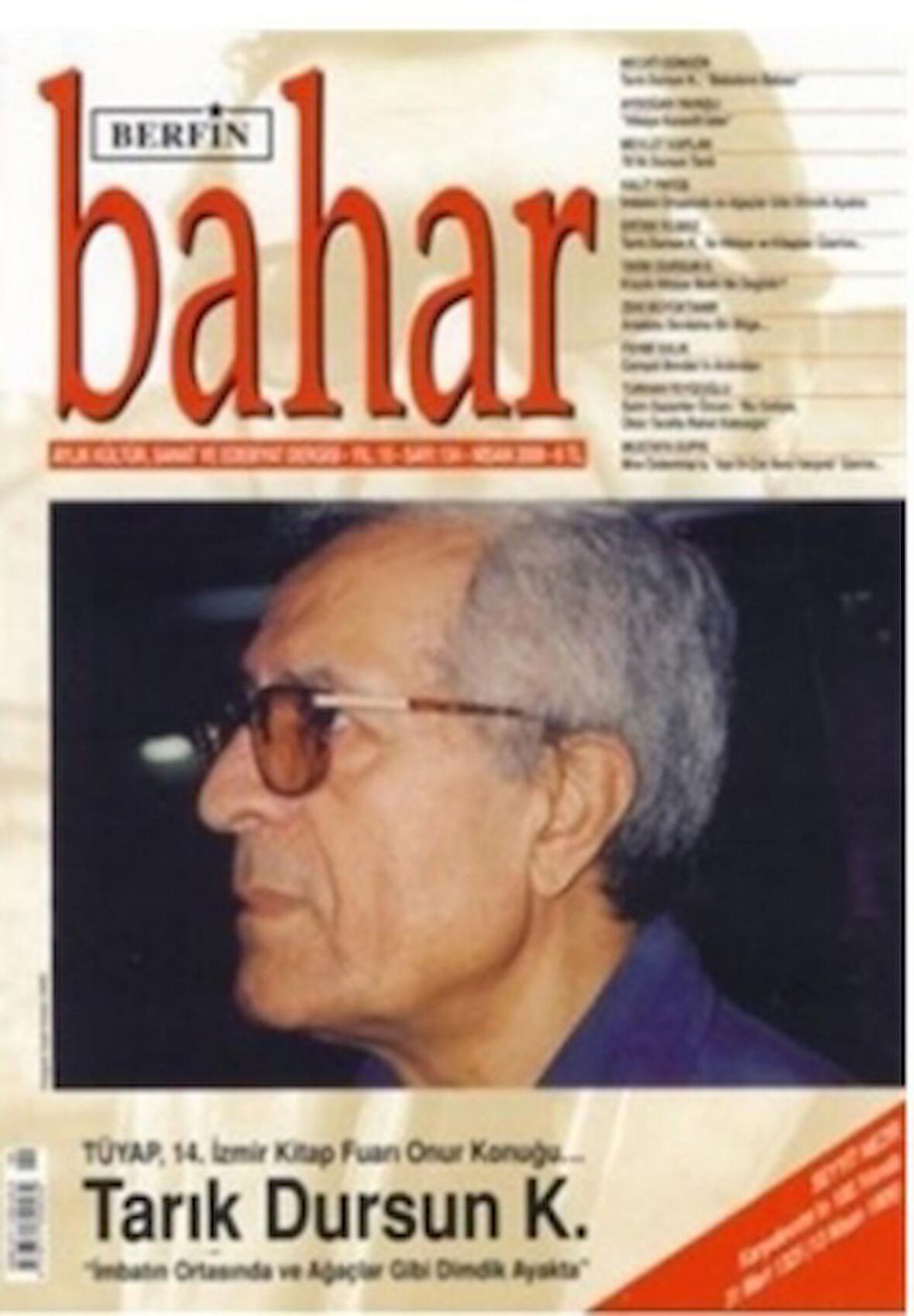 Berfin Bahar Aylık Kültür, Sanat ve Edebiyat Dergisi Sayı: 134