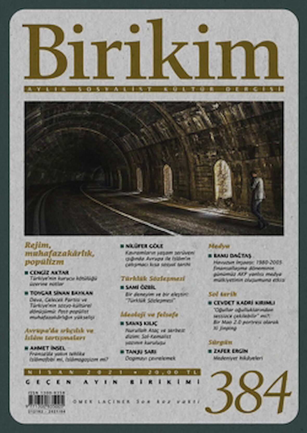 Birikim Sosyalist Kültür Dergisi Sayı: 384 Nisan 2021