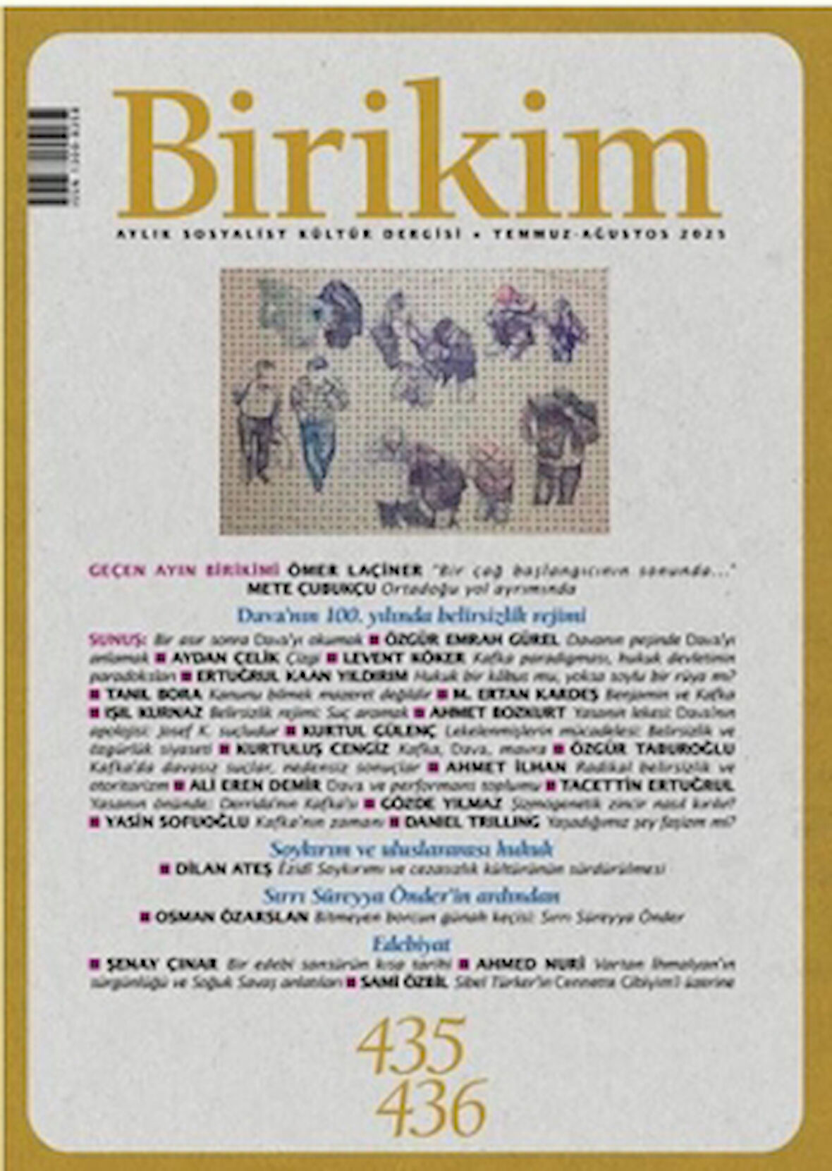 Birikim Aylık Sosyalist Kültür Dergisi Sayı: 435-436 Temmuz/ Ağustos 2025