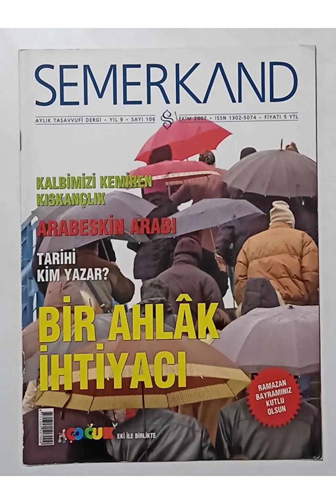 Semerkand Aylık Tasavvufi Dergi / Yıl 9 - Sayı 106