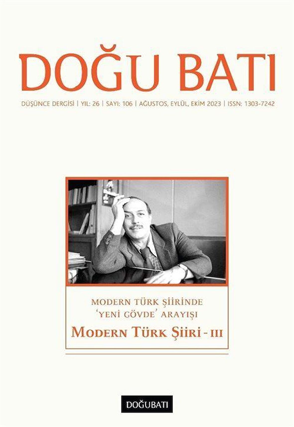 Doğu Batı Düşünce Dergisi Yıl: 26 Sayı: 106 - Modern Türk Şiiri 3