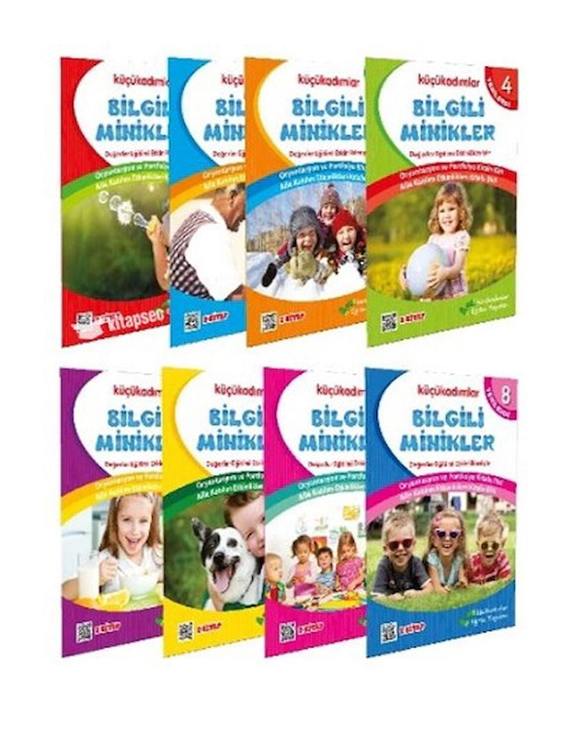 Bilgili Minikler Seti ( 9 Kitap ) Küçükadımlar Eğitim Yayınları