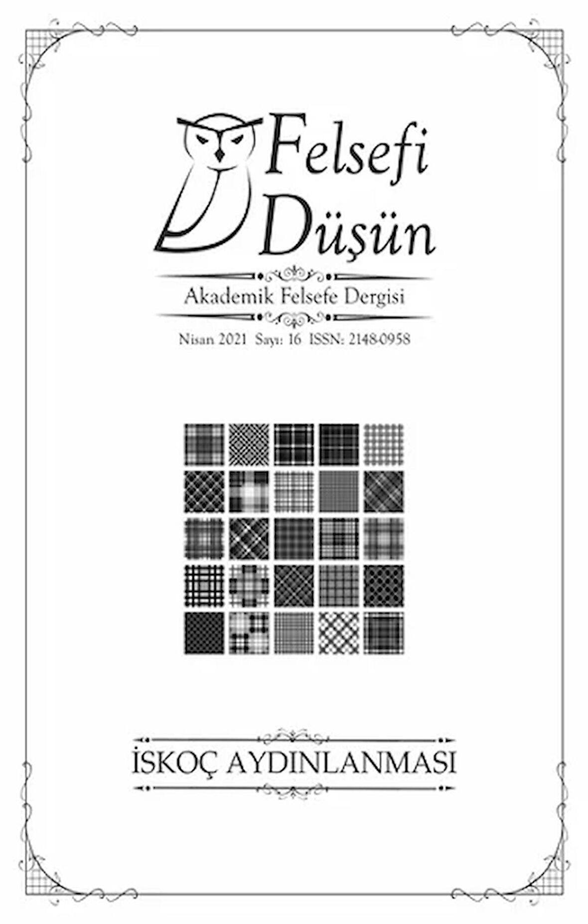 Felsefi Düşün Sayı:16 – İskoç Aydınlanması