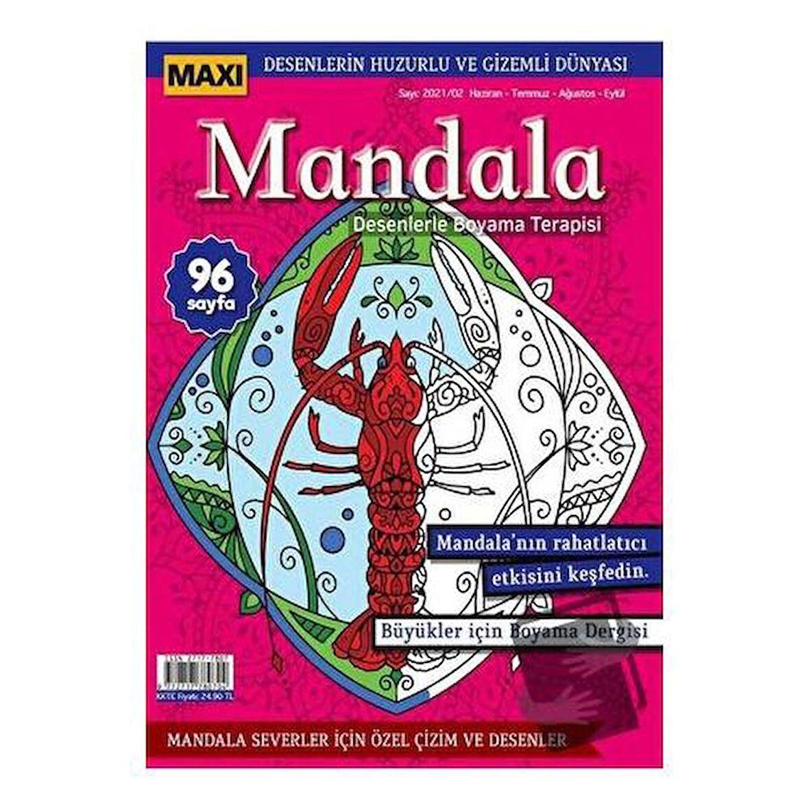 Maxi Mandala Desenlerle Boyama Terapisi 4