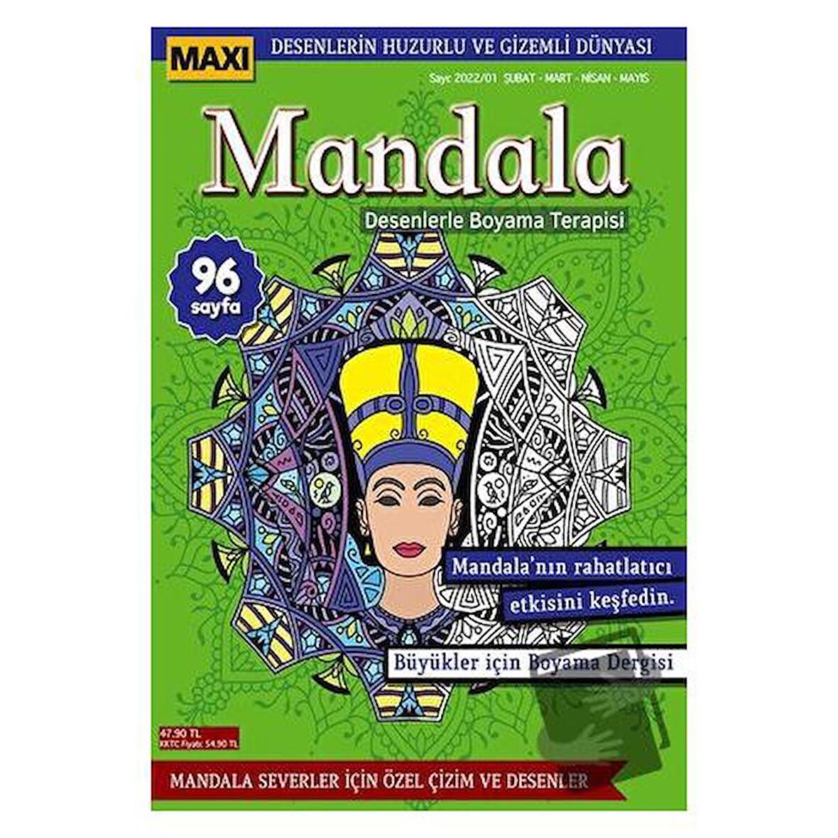 Maxi Mandala Desenlerle Boyama Terapisi 6
