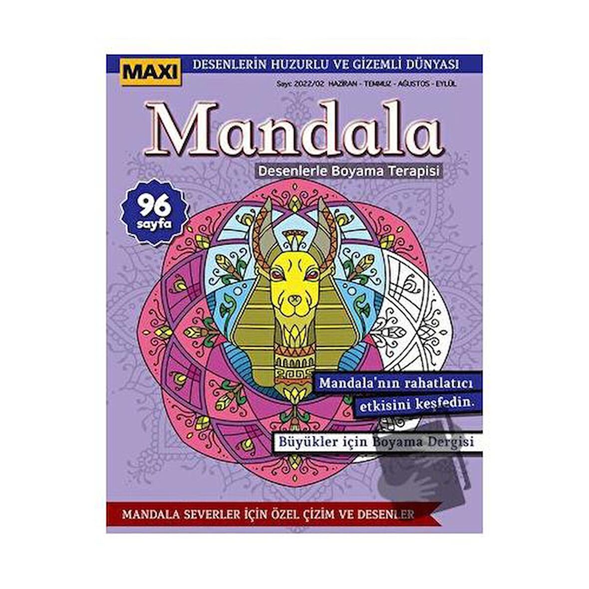 Maxi Mandala Desenlerle Boyama Terapisi 7
