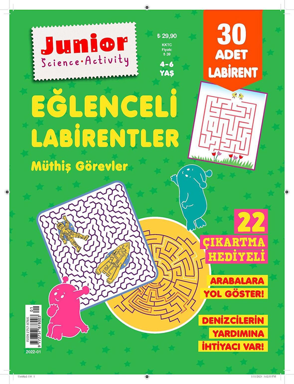 JUNIOR EĞLENCELİ LABİRENTLER MÜTHİŞ GÖREVLER