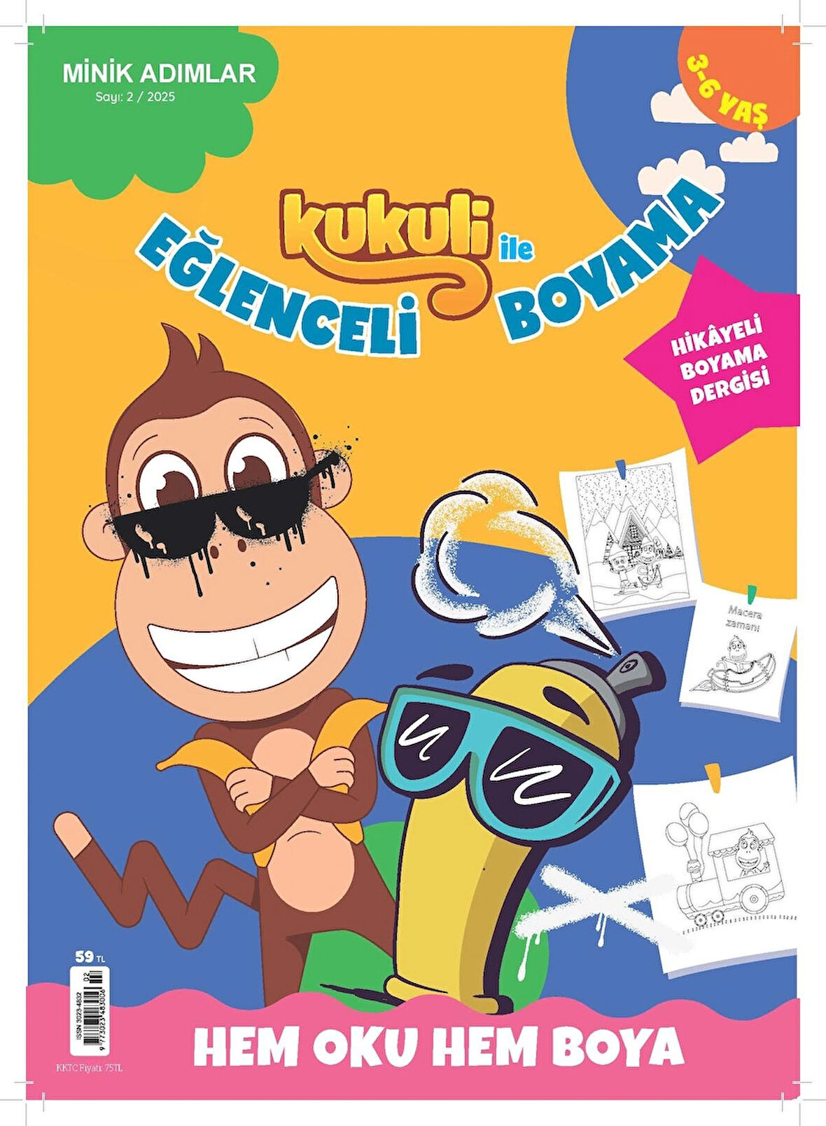 KUKULİ İLE EĞLENCELİ BOYAMA SAYI 2