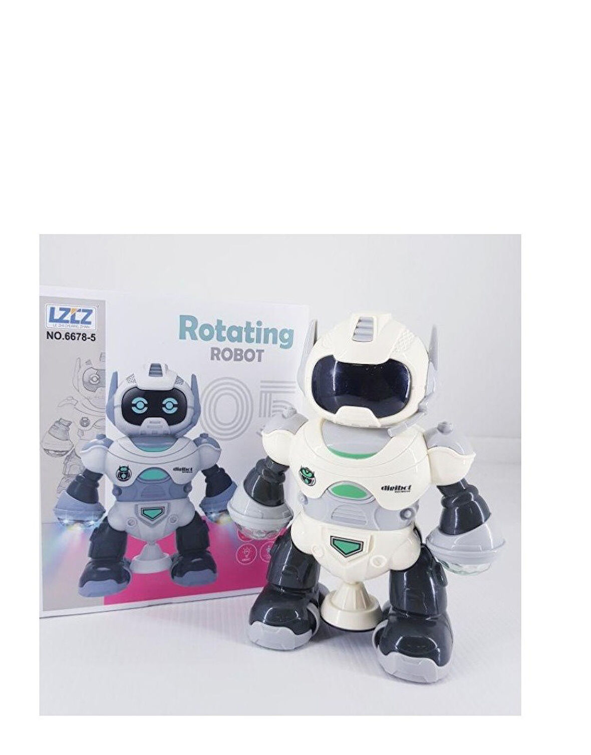 20 cm Sesli Işıklı Hareketli Danscı Robot 1192