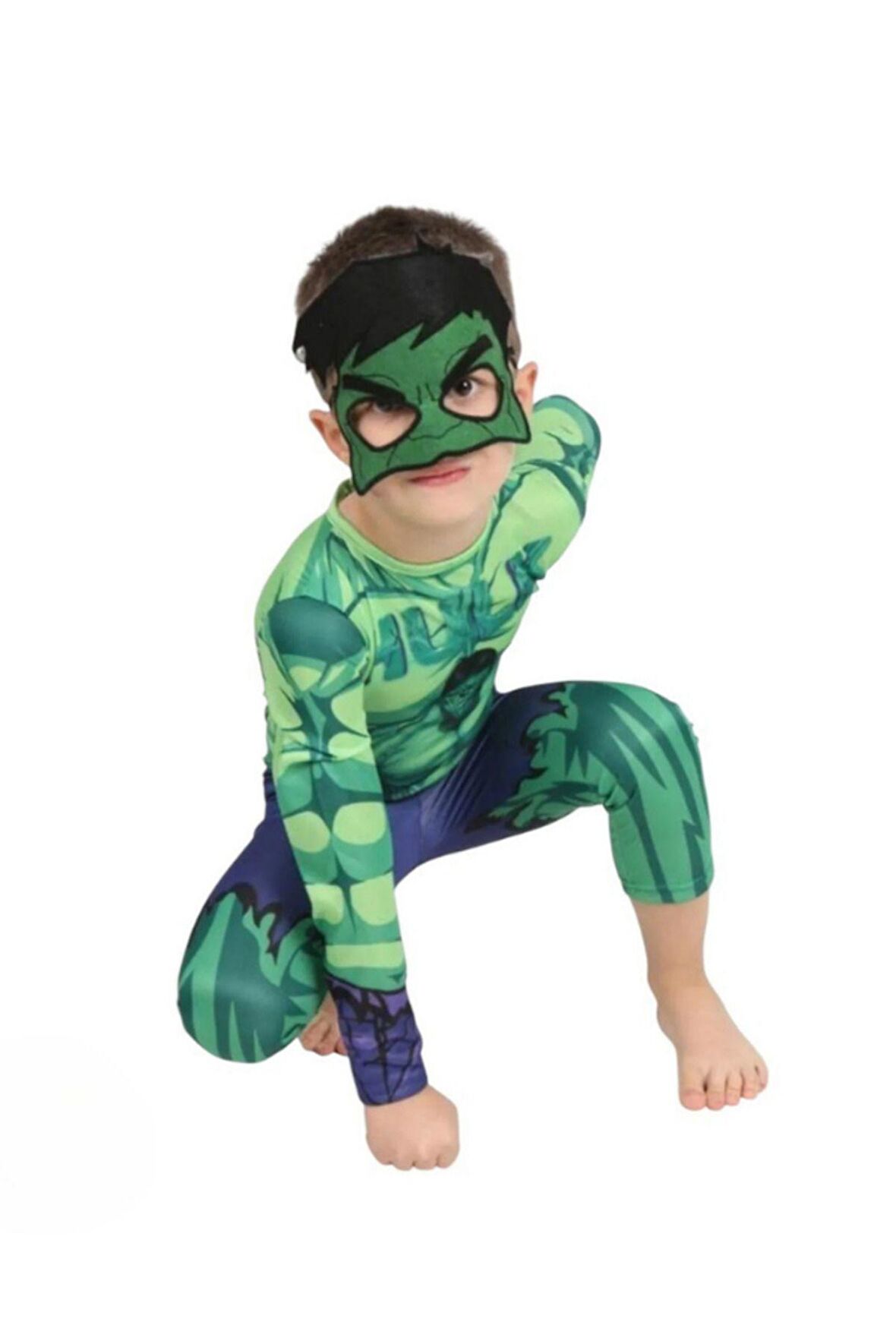 Hulk Kassız Çocuk Kostümü