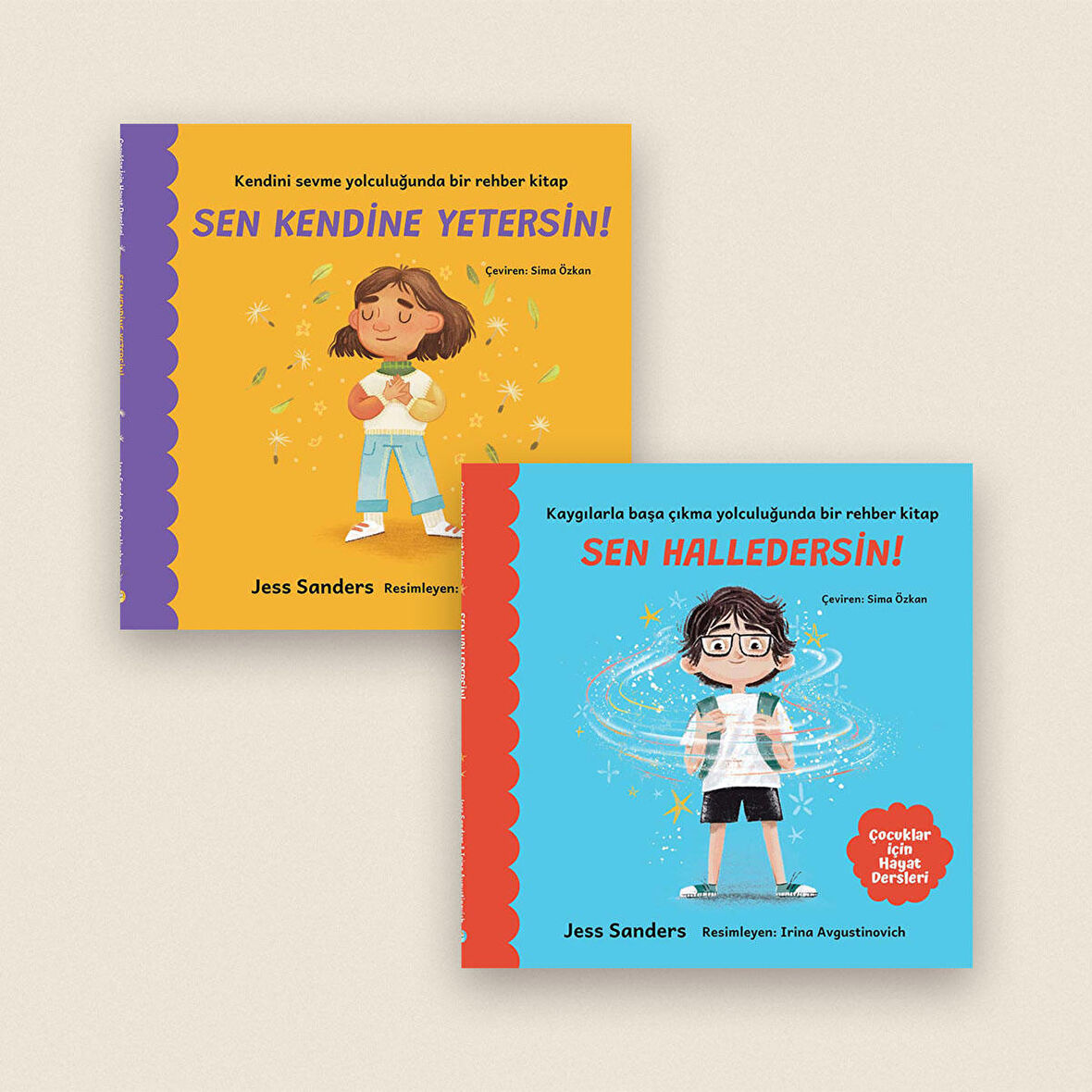 Çocuklar İçin Hayat Dersleri Serisi- 2 Adet Resimli Çocuk Kitabı