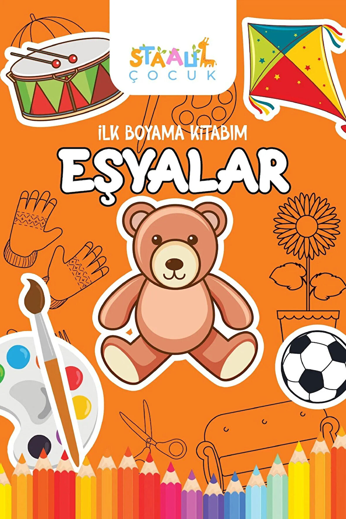 Ilk Boyama Kitabım - Eşyalar (BÜYÜK RESİMLİ BOYAMA KİTABI)