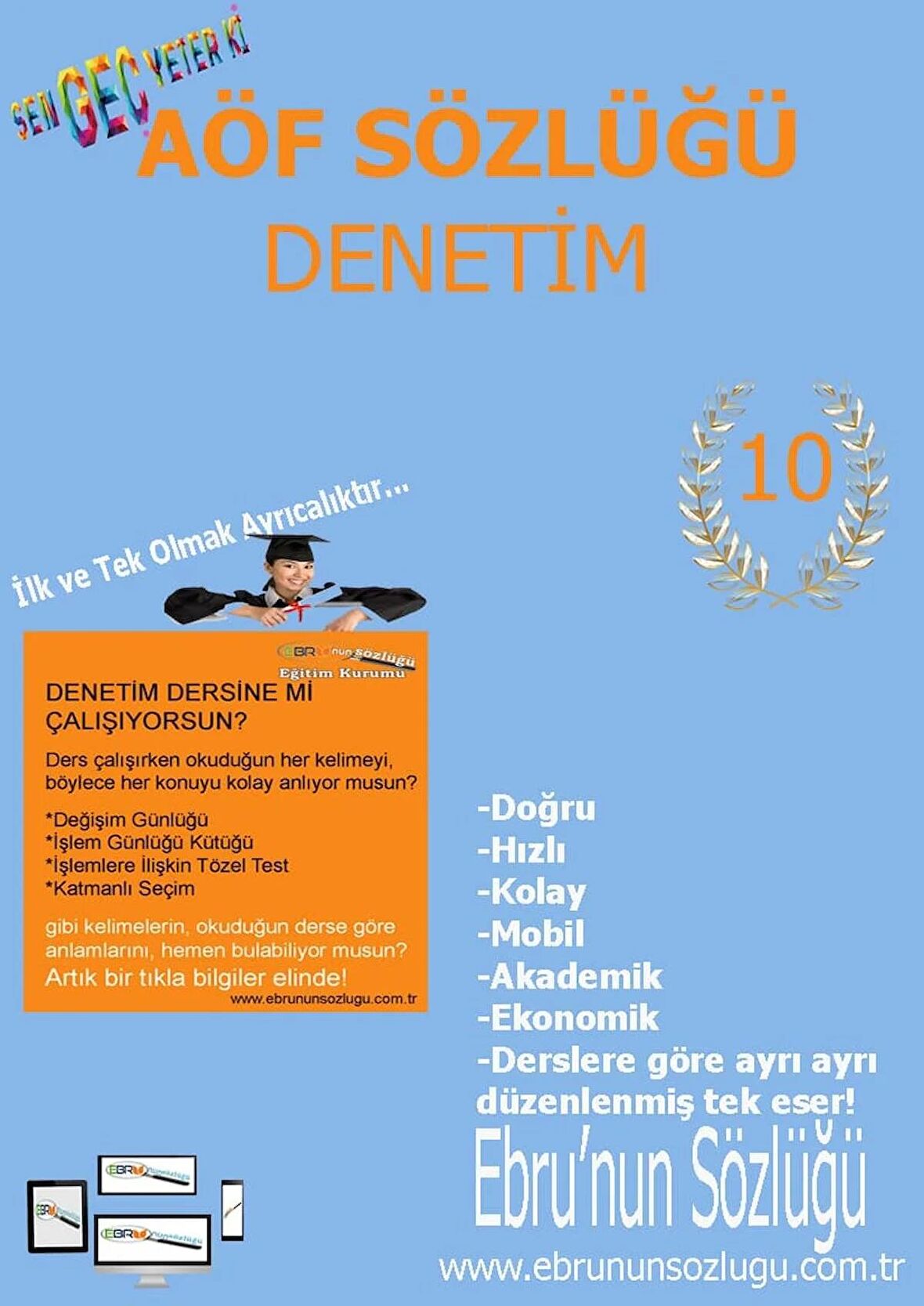 AÖF İİBF Ebrunun Sözlüğü Denetim-E Sözlük
