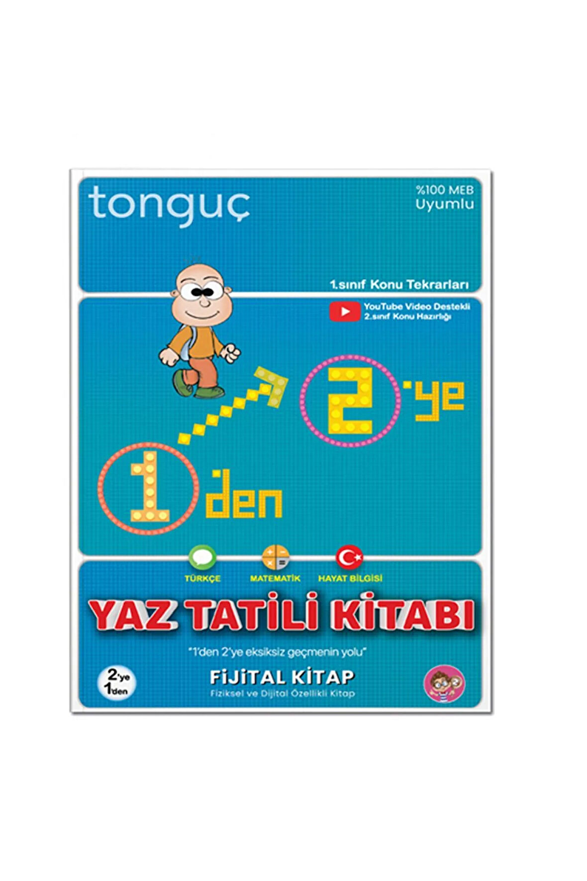 1'den 2'ye Hazırlık Kitabı Türkçe Matematik Hayat Bilgisi