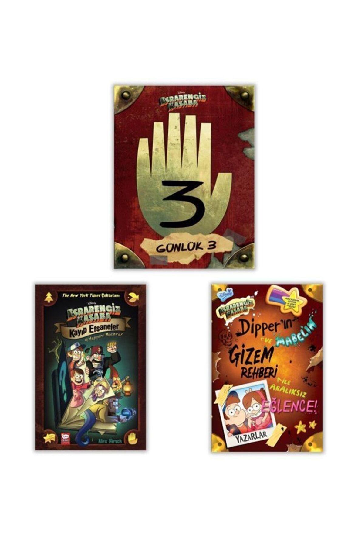 Disney - Esrarengiz Kasaba En Favori Kitaplar (3 Kitap Takım)